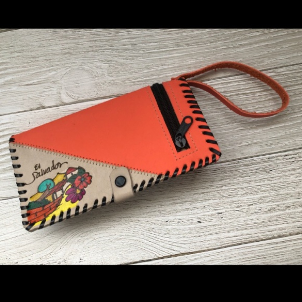 El Salvador Wallet (Orange)